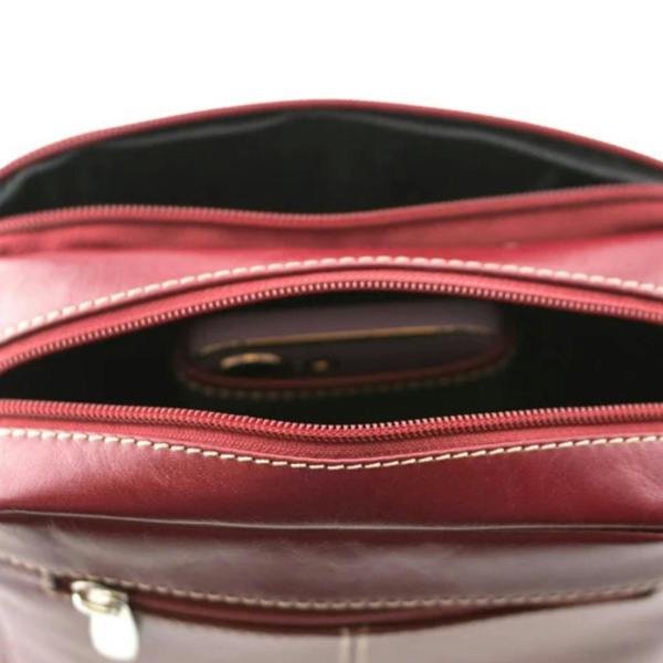Mala Leather Edgbaston Cricket Mini Genuine Leather Crossbody Bag
