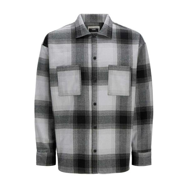 Jack And Jones Mens Darren Regular Long-Sleeved Shirt - Vapor Blue - 