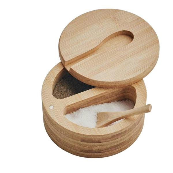 MidOcean Bamboo Salt & Pepper Box - Wood - 