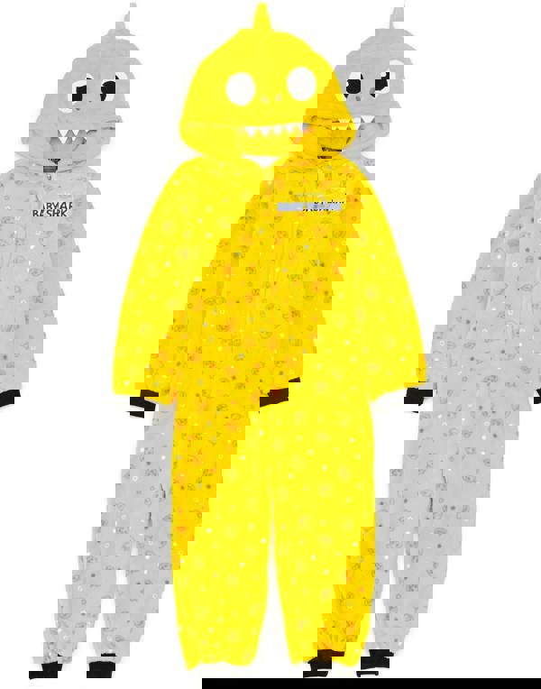 Baby Shark Unisex Kids Yellow 3D Hood Onesie