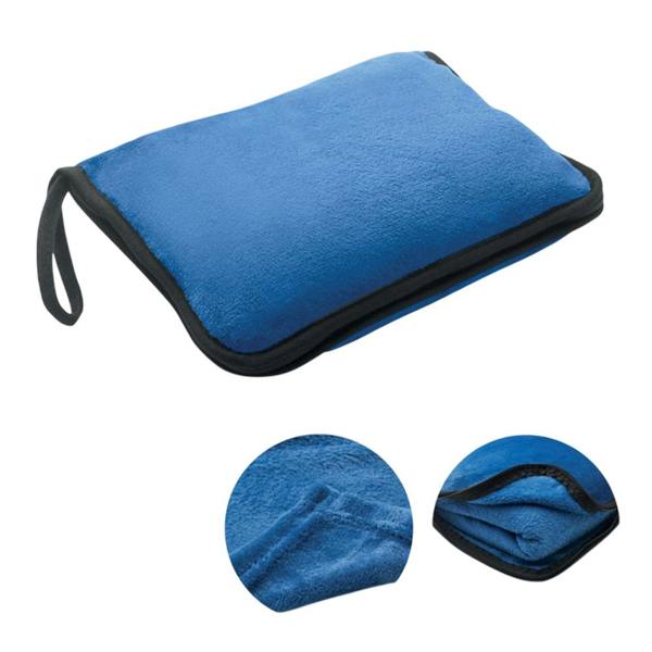 MidOcean 2 in 1 Cozy Travel Pillow Set - Blue - 