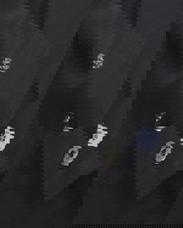 Lambretta Mens Shower Resistant Hooded Classic Badge Fishtail Parka