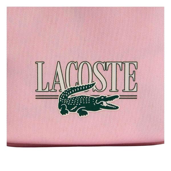Lacoste Logo Crossbody Bag - Pink Print - 