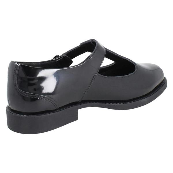 Clarks Girls Clarks Classic T-Bar School Shoes Tapa Hope