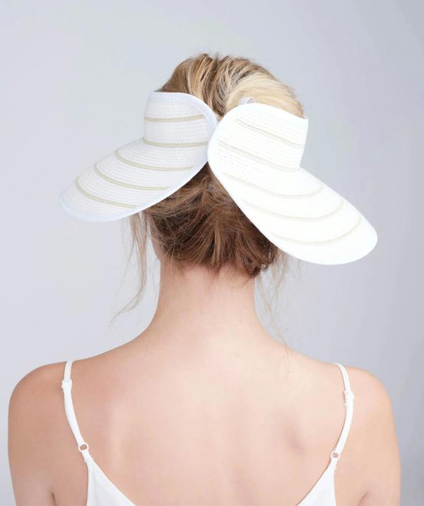 Pia Rossini Cruise - Wide Brim Straw Visor