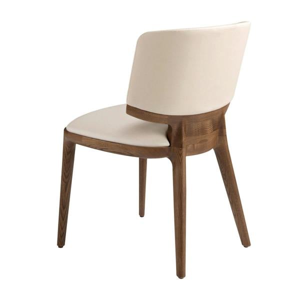 Angel Cerdá Cream leatherette chair 4206