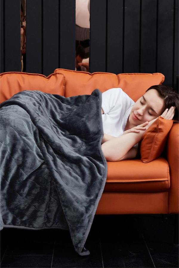 Ezysleep Super Soft Cosy Heated Fleece Throw Blanket With Adjustable Control