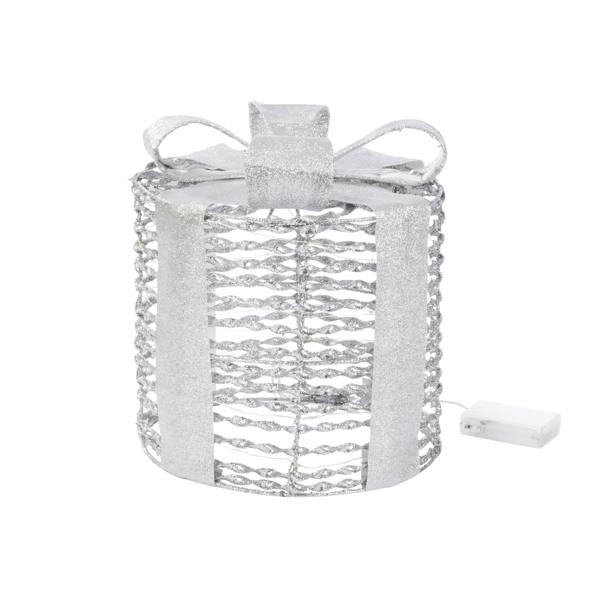 Scotts of Stow GlitterTwist Silver Gift Boxes Set of 3