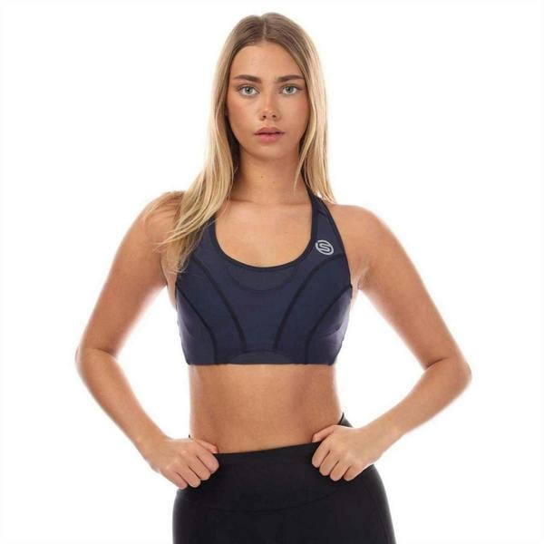 Skins Womens/Ladies Series-3 Sports Bra - Navy - 