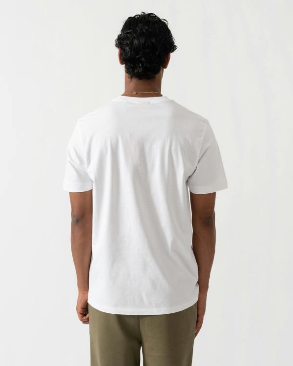 Back of HUGO Datri Mens T-Shirt - White 100