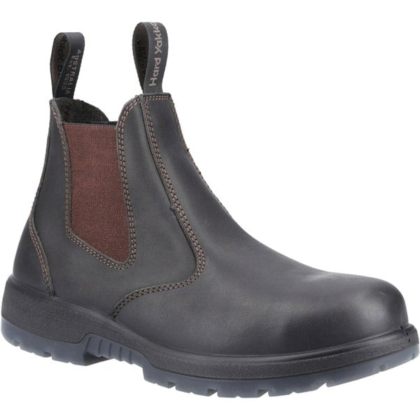 Hard Yakka Outback Safety Dealer Boots - Brown