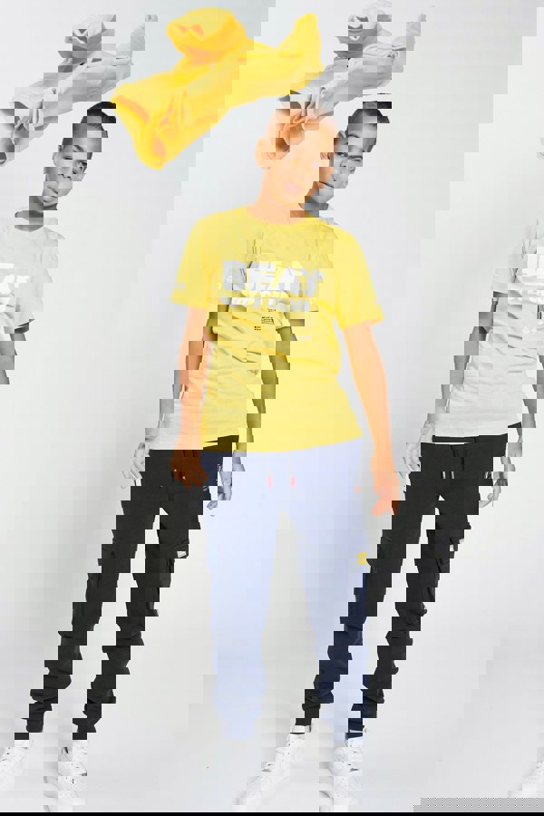 Beat Boyz Club Barcode T-Shirt - Yellow