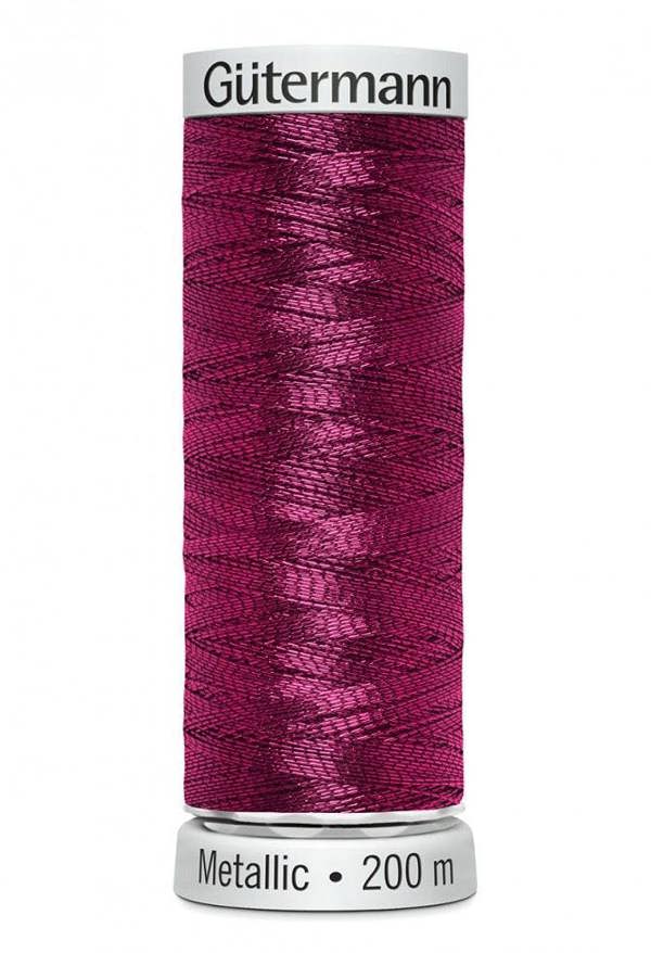 Gutermann Sulky Metallic Embroidery Thread 200m Polyamide, Polyester Thread Suitable For Embroidery