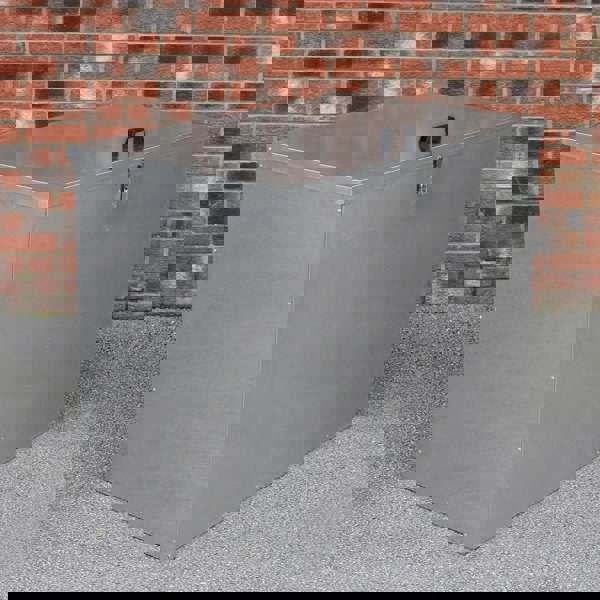 Monstershop Galvanised Feed Store 2 Compartments