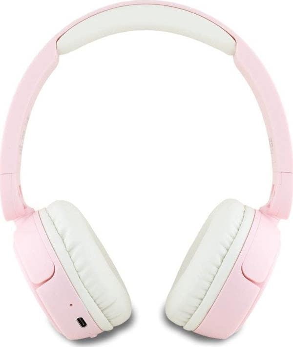 Hello Kitty Face Logo Bluetooth Wireless Headphones Pink - HKOBHV6ROKFP