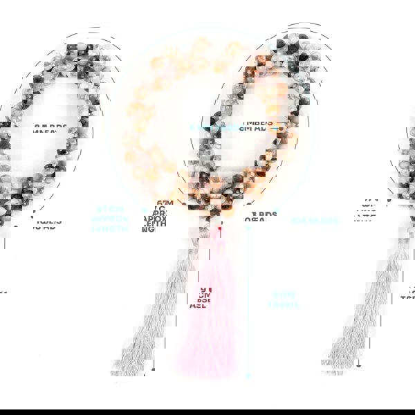 Myga Healing Bead Mala Necklace