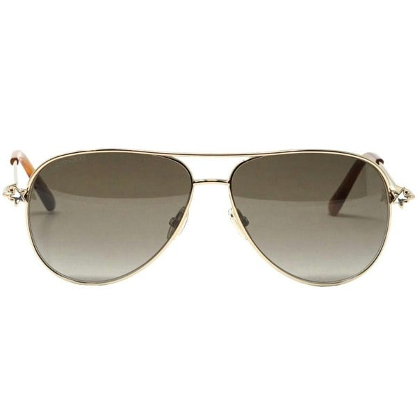 Jimmy Choo Sansa 0J5G Ha Gold Sunglasses