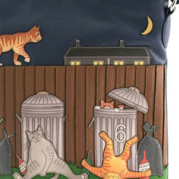 Mala Leather Alley Cats Leather Crossbody Bag