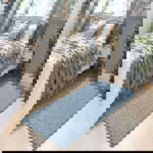 The Rugs Quality Tufted Washable Rug - Stylish Plain Design