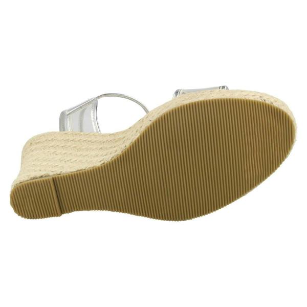 Savannah Ladies Savannah Transparent Strap Wedges