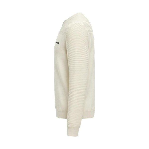 BOSS Momentum-X Crew Neck Jumper Natural