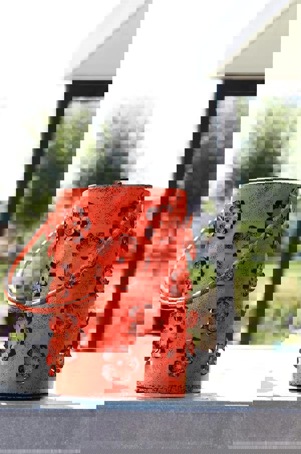 Luxform Solar LED Daisy Flower Lantern RED