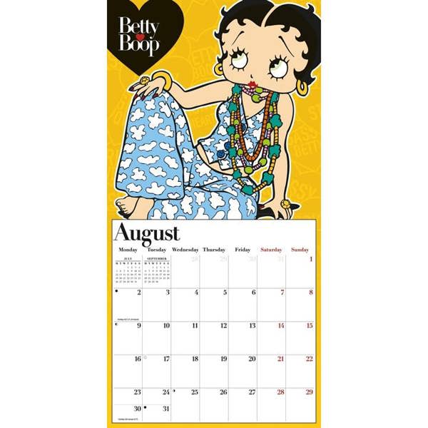 Betty Boop Calendar 2027, Wall Calendars, Month To View, Humour, Gift