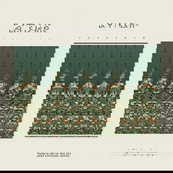 William Morris At Home Strawberry Thief Fixed Size Mural | Green