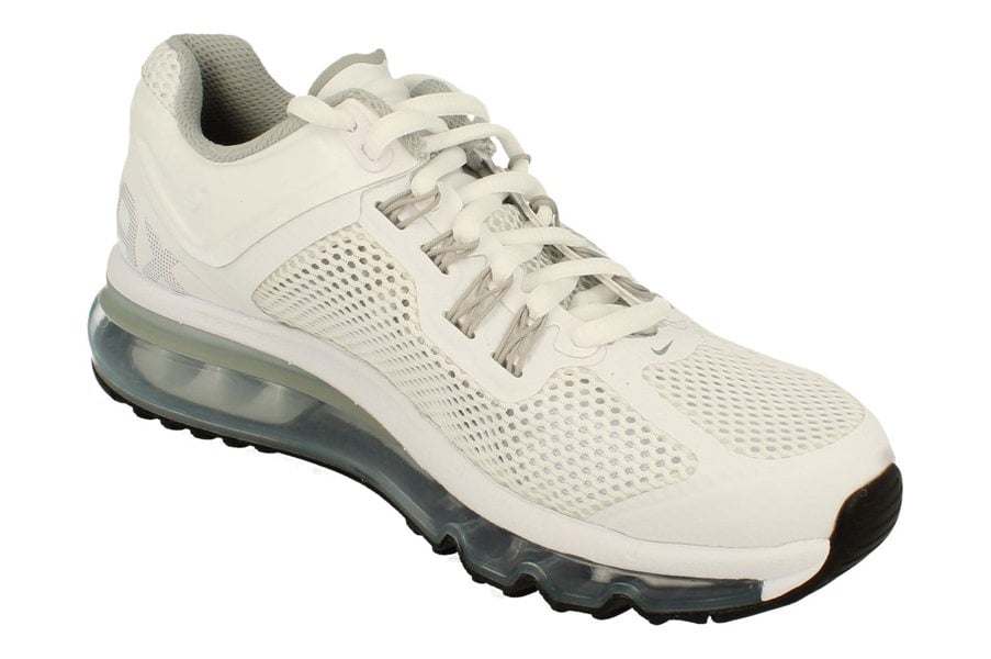 Nike Air Max 2013 GS Trainers 555426  100 - White Metallic Silver 100 - Photo 3