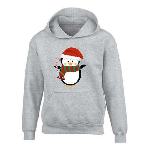 Kids Penguin Hoodie XMS4