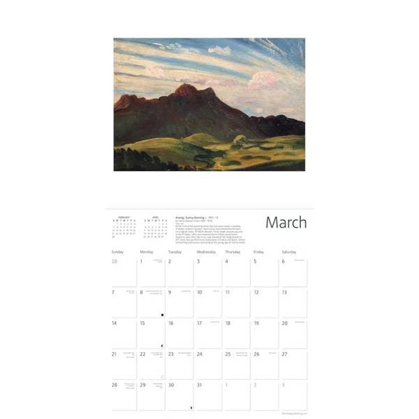 Tate, British Landscapes Calendar 2027, Wall Calendars, Month To View, Art, Gift