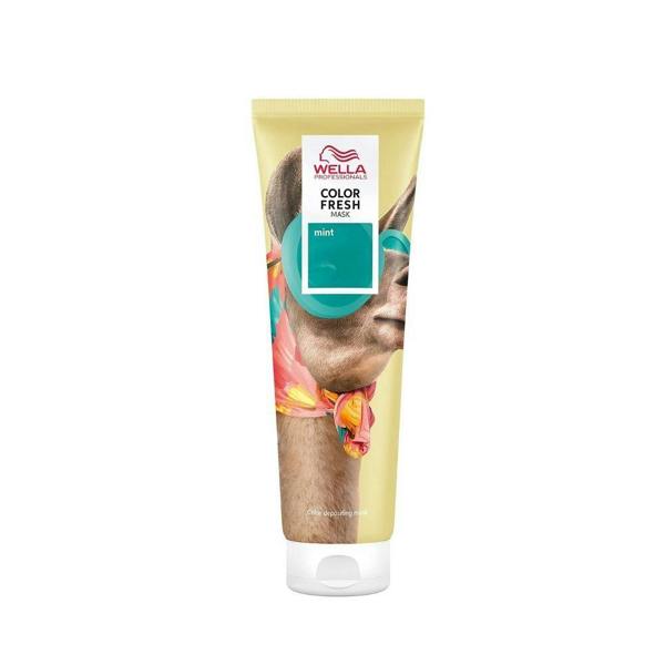 Wella 3 x Wella Color Fresh Semi-Permanent Hair Mask 150ml - Mint