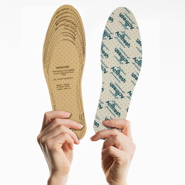 Aquarius Crosby Scented Unisex Foot Full-Length Insoles for Boots/Shoes/Footwear, Lemon