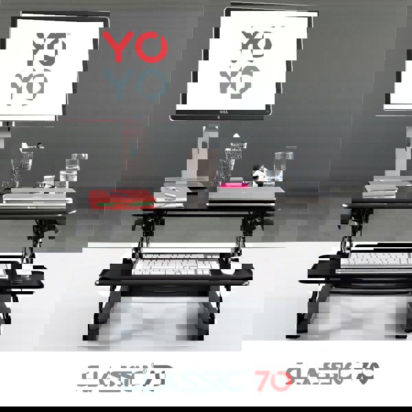 Yo-Yo DESK 70 Single Monitor Standing Desk Converter