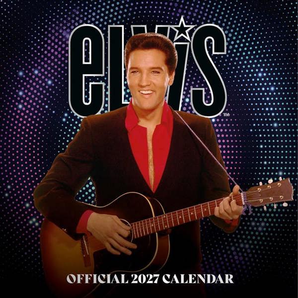 Elvis Presley Calendar 2027, Wall Calendars, Month To View, Entertainment, Gift