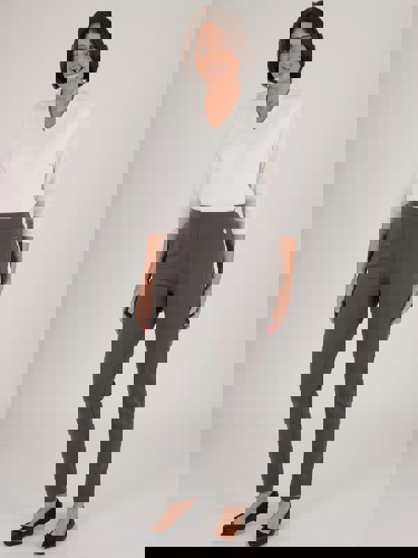 PennyPlain Treggings - Dark Sage Short