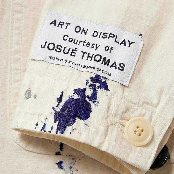 Gallery Dept. EP Jacket All-Over Paint-Splatter Jacket White Multi