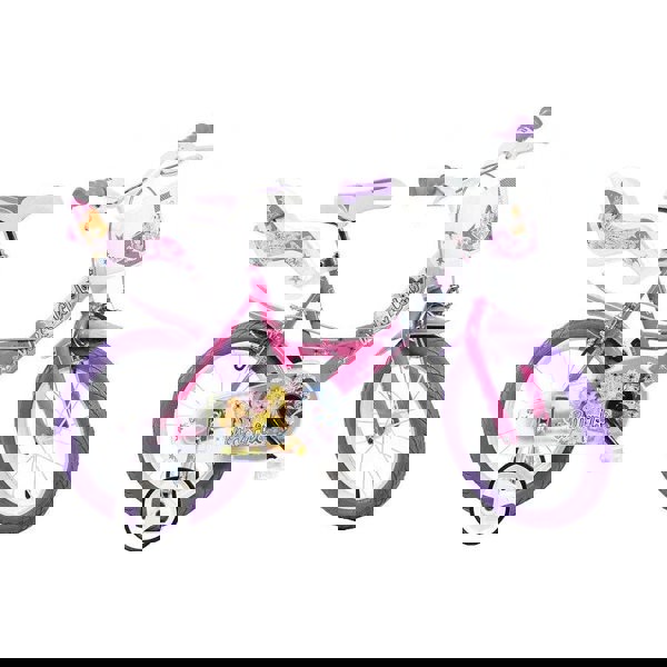 Dino Bikes Dino Winx 12in Kids Bike - White/Pink