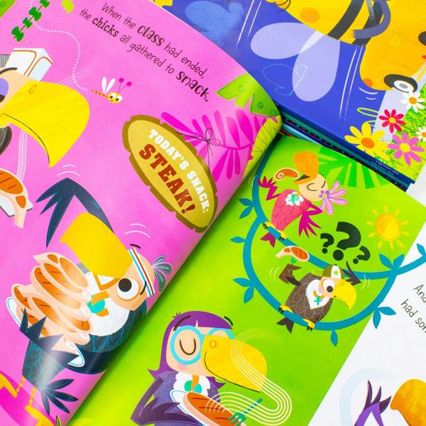 Children's Picture Books 10 Books Collection Set (Vera the Vegetarian Vulture, Queen Bee's Day Off, A Dazzle of Zebras and more...)