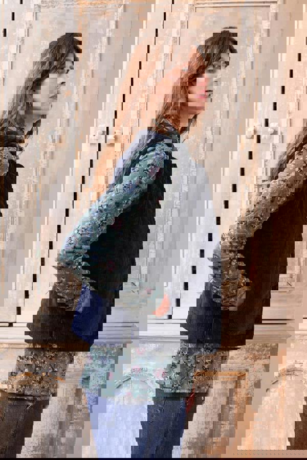 Lily & Me Relaxed Everyday Cowl Neck Jumper Sea Mist