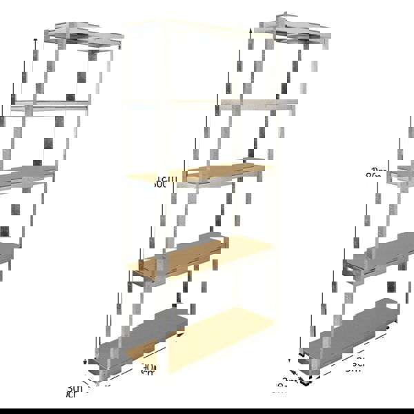 Monster Racking Galwix 90cm Racking Bundle: Corner Shelving and 2 Garage Racking Bays