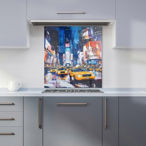 Warren Reed - Designer Neon Nights: Times Square Buzz Kitchen Splashback