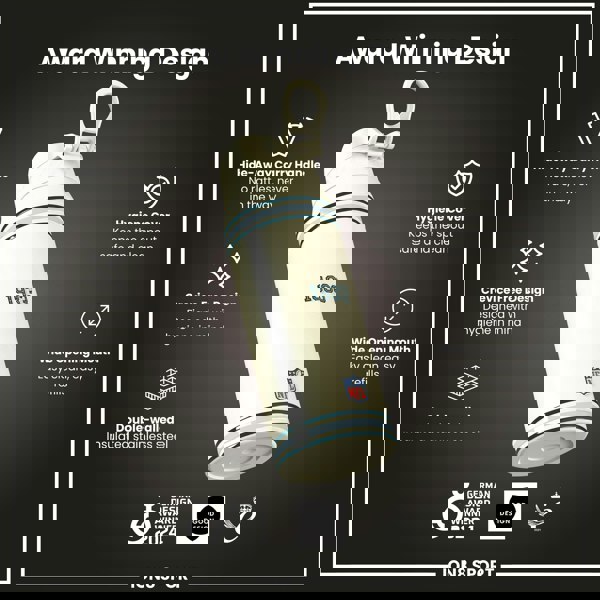 ION8 NFL x ION8 Insulated Steel Water Bottle, NFL Eagles, 750ml (24oz)