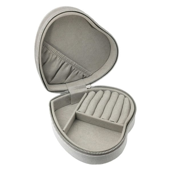 Say It With Velvet Heart Jewellery Box