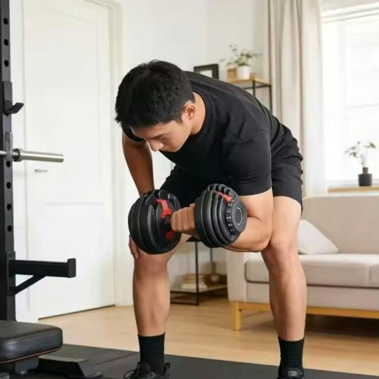 Havendro Adjustable Dumbbell 24kg 15-in-1 Weight Set Compact Home Gym
