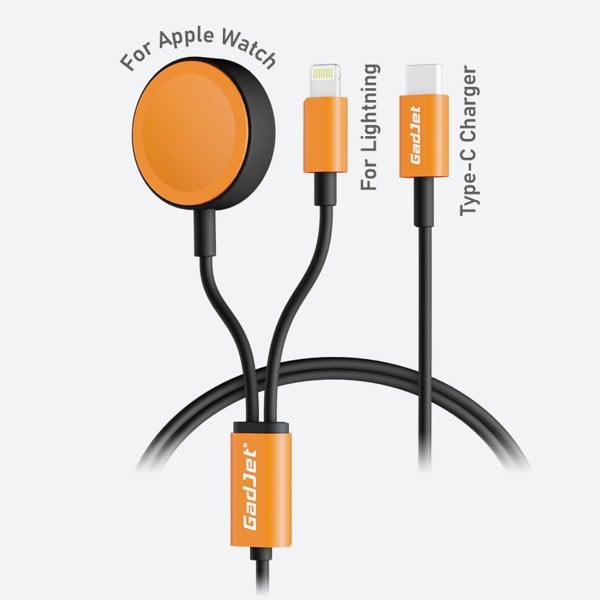 GadJet 2-in-1 Wireless Watch Charger + Cable