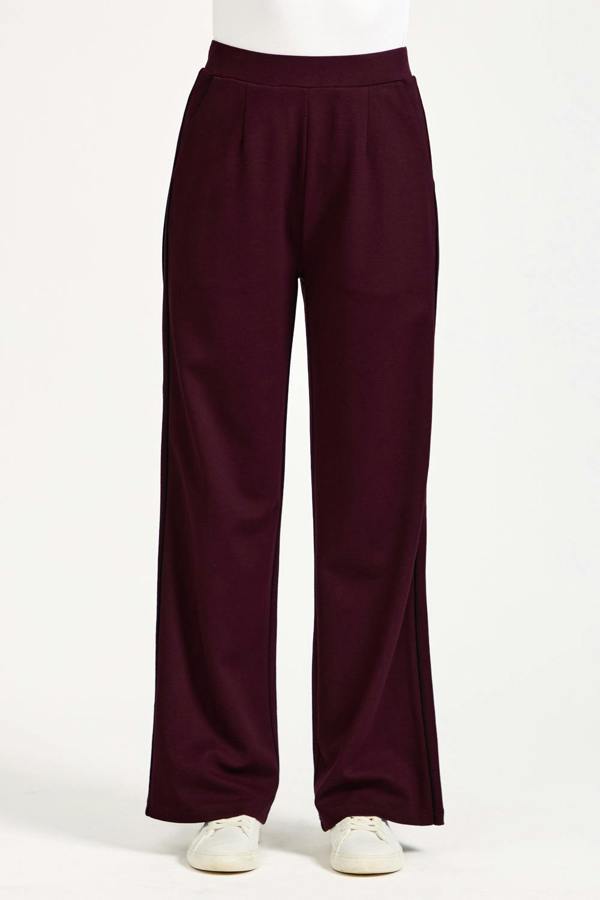 Mudflower Wide Leg Piped Seam Trousers