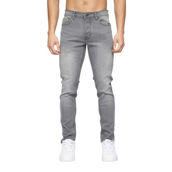 Crosshatch Mens Buraca Denim Slim Jeans - Grey Wash - 