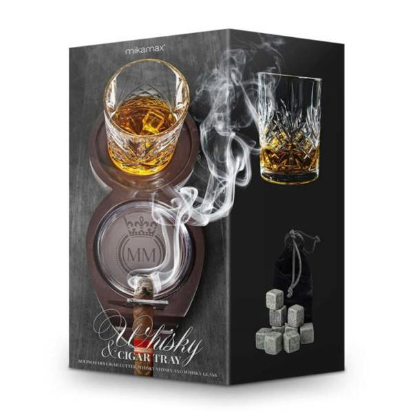 Whisky And Cigar Tray - lifestyle shot