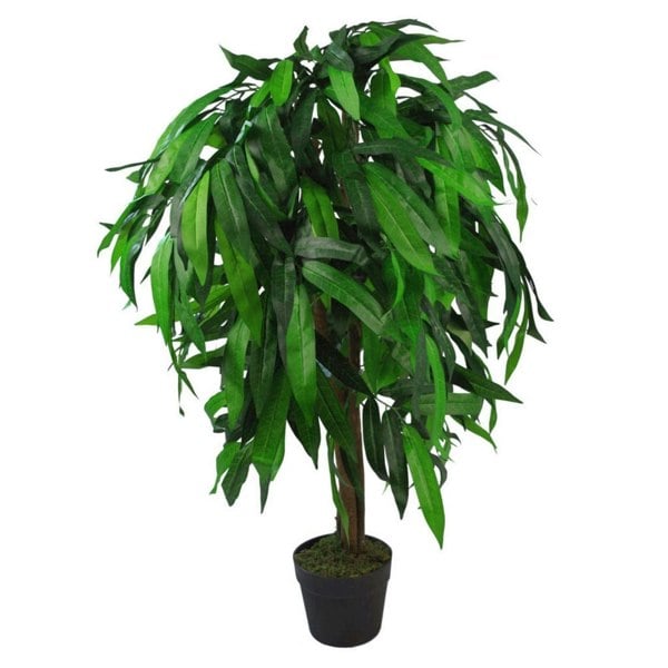 Leaf 100cm Leaf Design UK Artificial Realistic Mango Plant / Tree